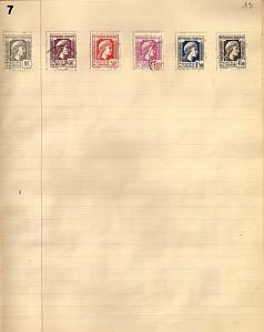 PLANCHE DE TIMBRES D ALGERIE (11)
